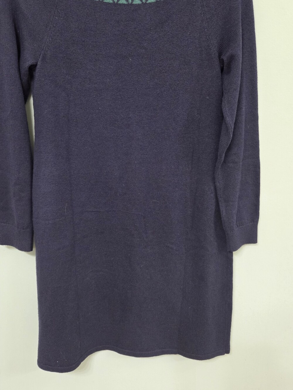 Talbots Navy Sweater Dress High Neck Pullover Womens Size Small City Chic Cozy - Picture 10 of 10